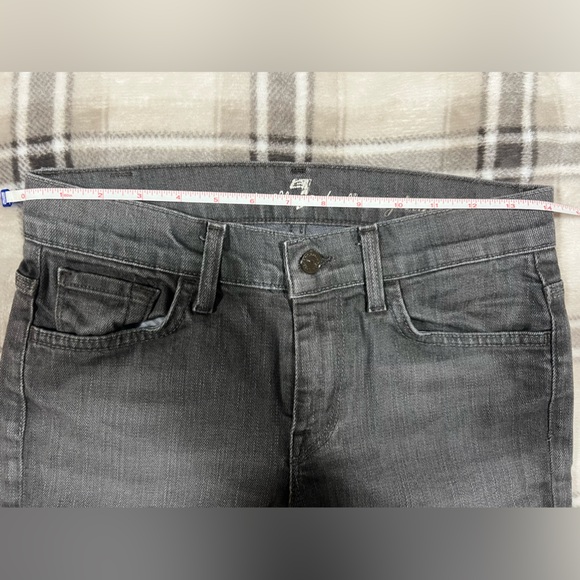 7 For All Mankind Ginger Wide-Leg Flare Jeans - Grey - Picture 13 of 13